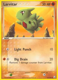 Larvitar [Light Punch | Dig Drain]