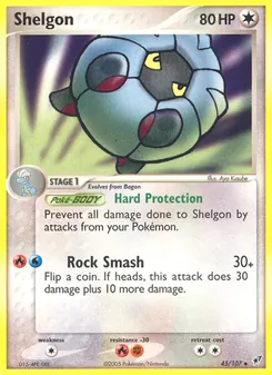 Shelgon [Hard Protection | Rock Smash] 카드 이미지