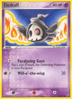 Duskull [Paralyzing Gaze | Will-o'-the-wisp] 카드 이미지