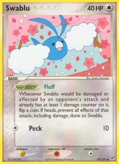Swablu [Fluff | Peck] 카드 이미지