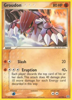 Groudon [Slash | Eruption] 카드 이미지