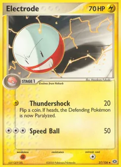 Electrode [Thundershock | Speed Ball] 카드 이미지