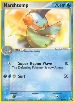 Marshtomp [Super Hypno Wave | Surf] 카드 이미지