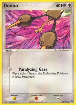 Doduo [Paralyzing Gaze] 카드 이미지