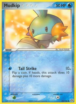 Mudkip [Tail Strike] 카드 이미지