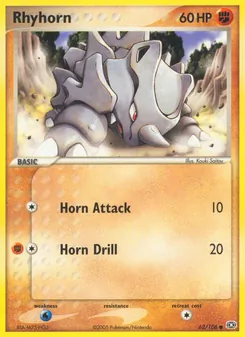Rhyhorn [Horn Attack | Horn Drill]