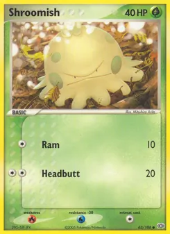 Shroomish [Ram | Headbutt] 카드 이미지