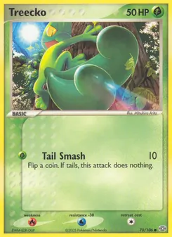 Treecko [Tail Smash] 카드 이미지