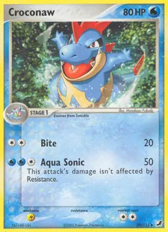 Croconaw [Bite | Aqua Sonic] 카드 이미지