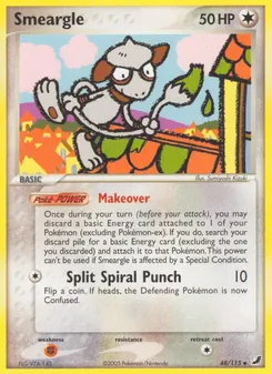 Smeargle [Makeover | Split Spiral Punch] 카드 이미지