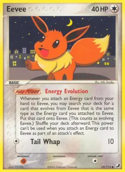 Eevee [Energy Evolution | Tail Whap] 카드 이미지