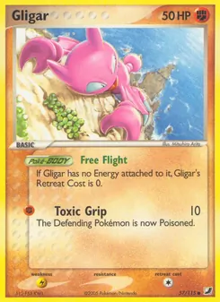 Gligar [Free Flight | Toxic Grip] 카드 이미지