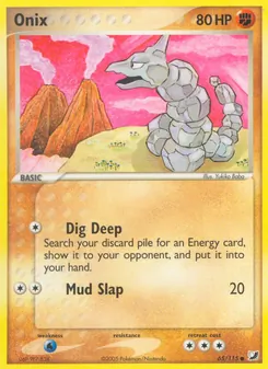 Onix [Dig Deep | Mud Slap] 카드 이미지