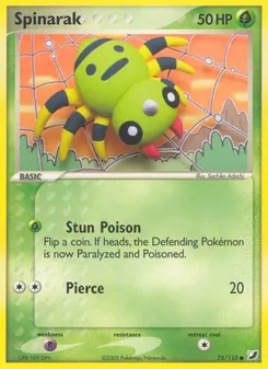 Spinarak [Stun Poison | Pierce]