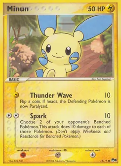 Minun [Thunder Wave | Spark]