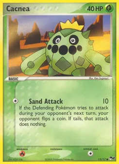 Cacnea [Sand Attack] 카드 이미지