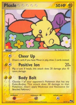 Plusle [Cheer Up | Positive Ion | Body Bolt]