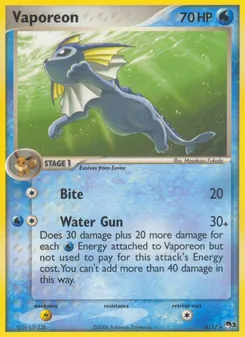 Vaporeon [Bite | Water Gun]