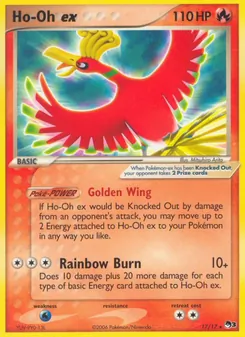 Ho-oh ex [Golden Wing | Rainbow Burn] 카드 이미지