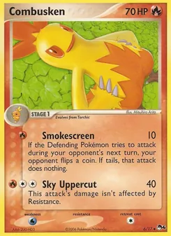 Combusken [Smokescreen | Sky Uppercut] 카드 이미지