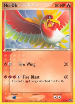 Ho-Oh [Fire Wing | Fire Blast] 카드 이미지