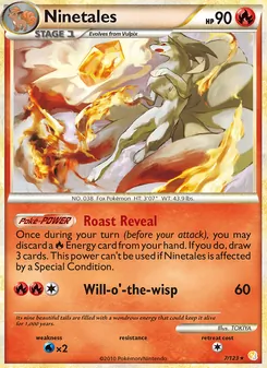 Ninetales [Roast Reveal | Will-o'-the-wisp]