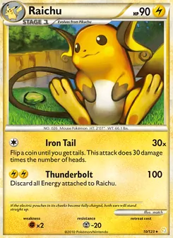 Raichu [Iron Tail | Thunderbolt]