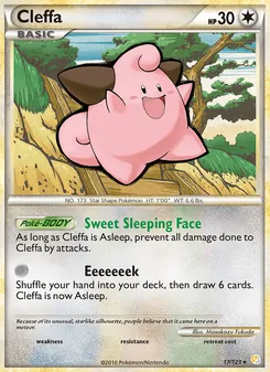 Cleffa [Sweet Sleeping Face | Eeeeeeek] 카드 이미지