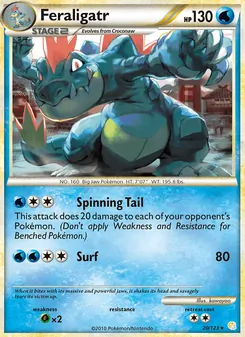 Feraligatr [Spinning Tail | Surf] 카드 이미지