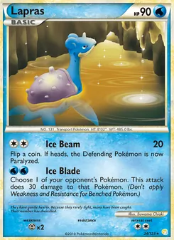 Lapras [Ice Beam | Ice Blade] 카드 이미지