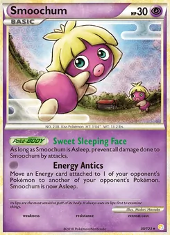 Smoochum [Sweet Sleeping Face | Energy Antics] 카드 이미지