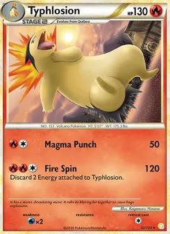 Typhlosion [Magma Punch | Fire Spin]