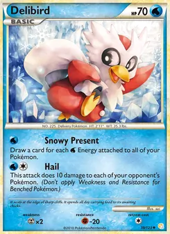 Delibird [Snowy Present | Hail] 카드 이미지