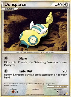Dunsparce [Glare | Fade Out] 카드 이미지