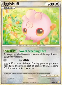 Igglybuff [Sweet Sleeping Face | Graffiti] 카드 이미지