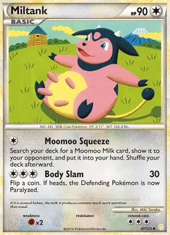 Miltank [Moomoo Squeeze | Body Slam] 카드 이미지