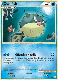 Qwilfish [Offensive Needle] 카드 이미지