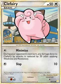 Clefairy [Minimize | Slap] 카드 이미지
