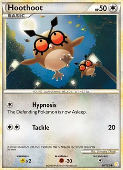 Hoothoot [Hypnosis | Tackle] 카드 이미지