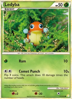 Ledyba [Ram | Comet Punch] 카드 이미지