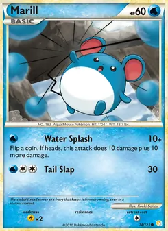 Marill [Water Splash | Tail Slap]