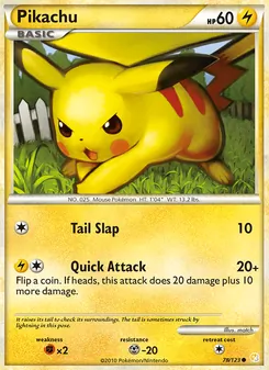Pikachu [Tail Slap | Quick Attack]