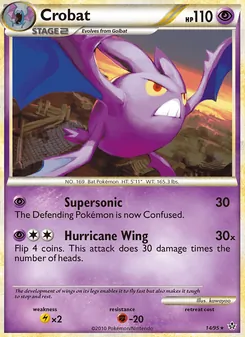 Crobat [Supersonic | Hurricane Wing] 카드 이미지