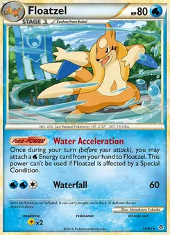 Floatzel [Water Acceleration | Waterfall] 카드 이미지