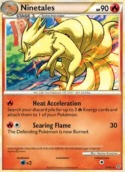Ninetales [Heat Acceleration | Searing Flame] 카드 이미지