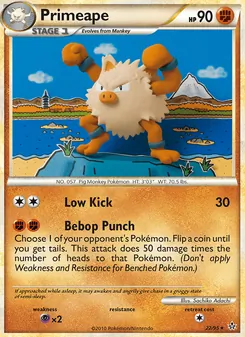 Primeape [Low Kick | Bebop Punch]