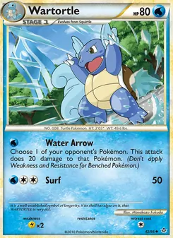 Wartortle [Water Arrow | Surf] 카드 이미지