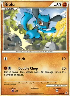 Riolu [Kick | Double Chop] 카드 이미지