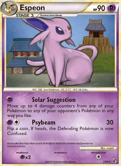 Espeon [Solar Suggestion | Psybeam] 카드 이미지