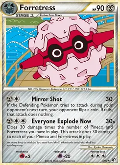 Forretress [Mirror Shot | Everyone Explode Now] 카드 이미지